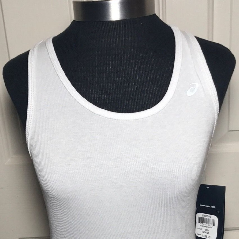 Asics Women's Rib Racer-back Training Tank  White